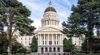 The Sacramento Capitol Building design was modeled after the U.S. Capitol Building in Washington D.C. It houses both the California State Assembly and the California State Senate. The California Governor also has an office in the Capitol Building.